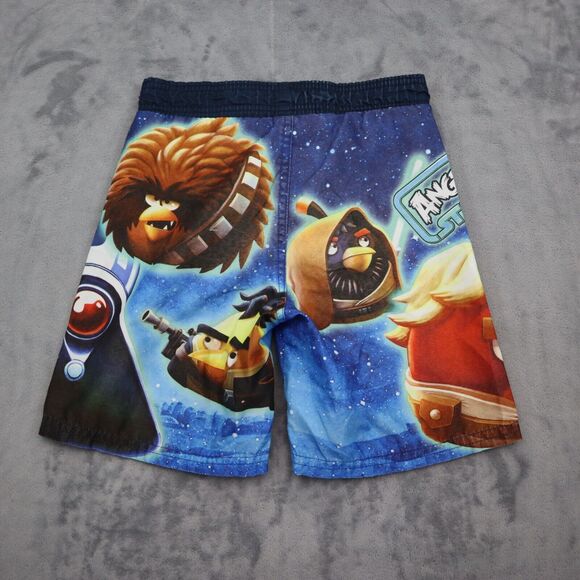 Star Wars Shorts Boys XS Multicolor Angry Birds Drawstring Stretchable Waist - Picture 9 of 16